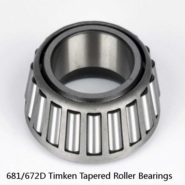 681/672D Timken Tapered Roller Bearings #1 small image