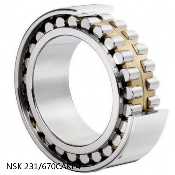 231/670CAKE4 NSK Spherical Roller Bearing #1 small image